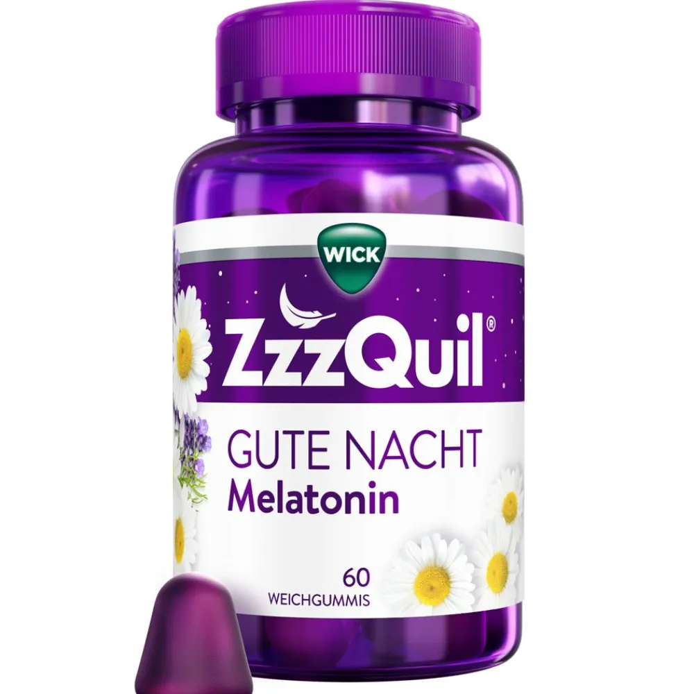 ZzzQuil® Gute Nacht, Einschlafhilfe* mit Melatonin Waldfrucht|WICK Sale