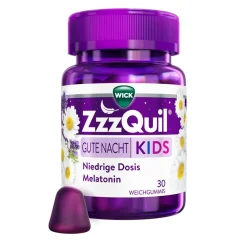 WICK ZzzQuil Gute Nacht KIDS, Weichgummis mit Melatonin> Discount