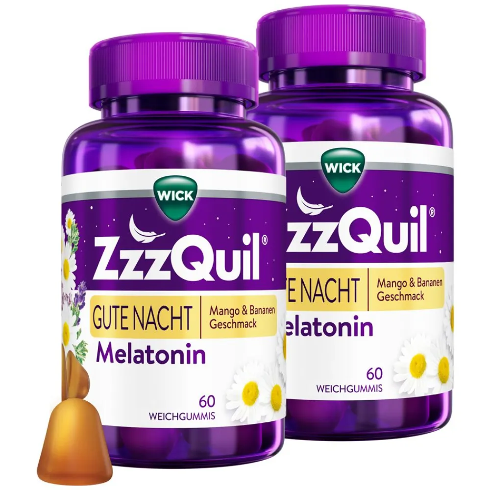 ZzzQuil Gute Nacht mit Melatonin Mango-Banane|WICK Online