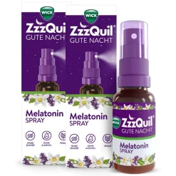 WICK ZzzQuil® Gute Nacht Spray mit Melatonin, Einschlafspray* mit Lavendel- und Orangengeschmack, ohne Zucker, ohne Alkohol, vegan - Jetzt 30% Cashback sichern> Sale