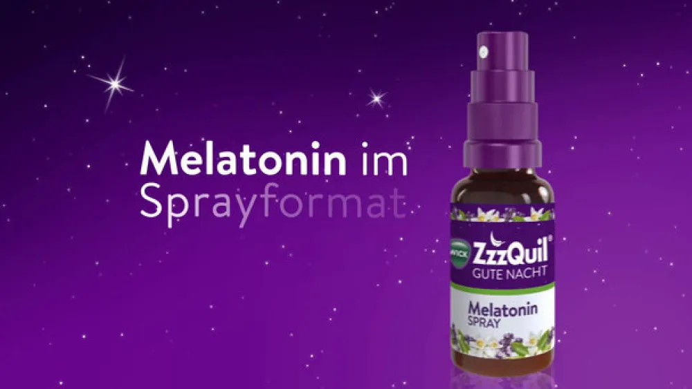 WICK ZzzQuil® Gute Nacht Spray mit Melatonin, ohne Zucker, ohne Alkohol, vegan> Hot
