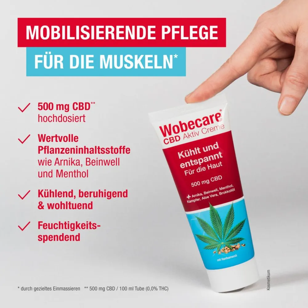 Wobecare® CBD Aktiv Creme| Hot