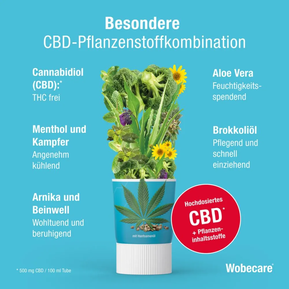 Wobecare® CBD Aktiv Creme| Hot