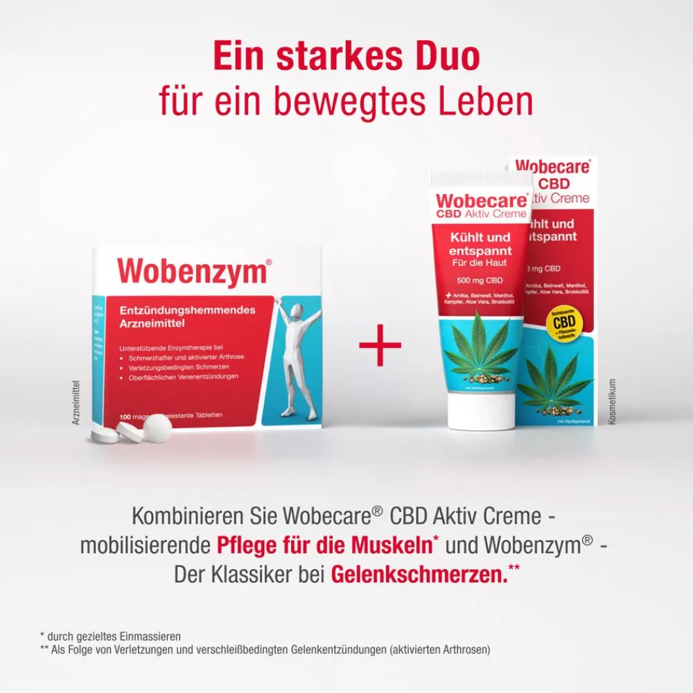 Wobecare® CBD Aktiv Creme| Hot