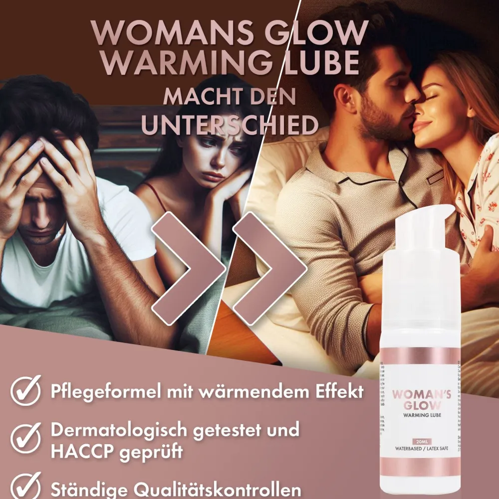 WOMAN’S GLOW warming Gleitmittel Wasserbasis Gleitgel stimulierend für Sie Frauen Body Lube> Online