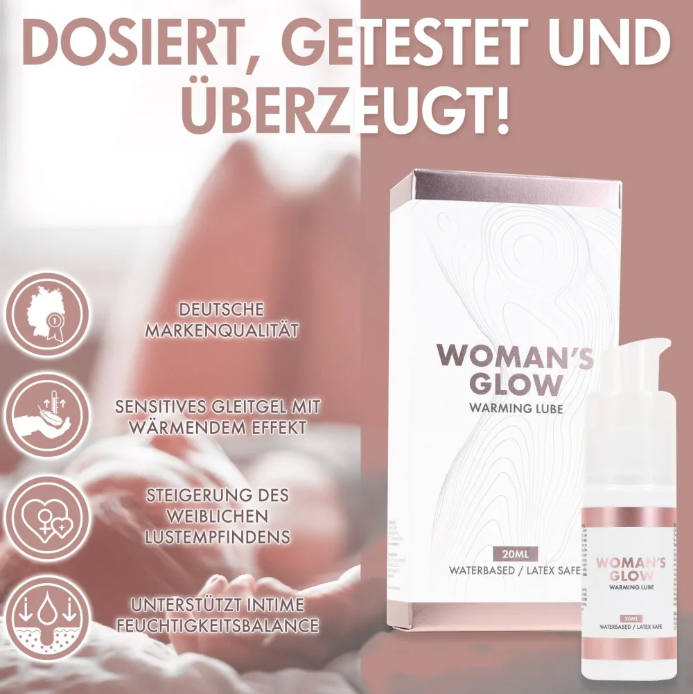 WOMAN’S GLOW warming Gleitmittel Wasserbasis Gleitgel stimulierend für Sie Frauen Body Lube> Online