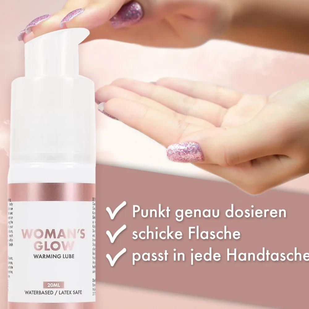 WOMAN’S GLOW warming Gleitmittel Wasserbasis Gleitgel stimulierend für Sie Frauen Body Lube> Online