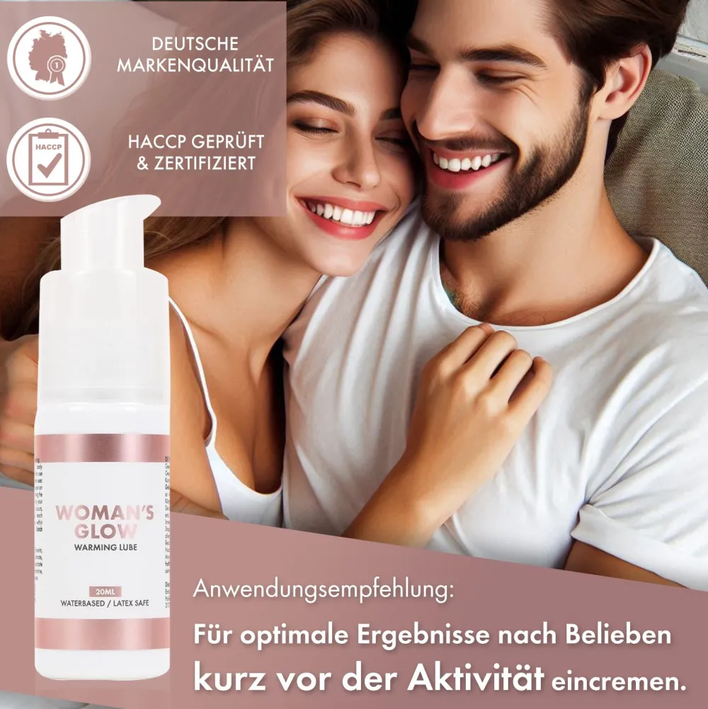 WOMAN’S GLOW warming Gleitmittel Wasserbasis Gleitgel stimulierend für Sie Frauen Body Lube> Online