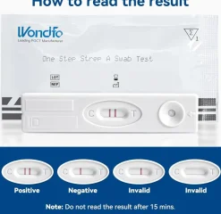 Wondfo Streptokokken Gruppe A Schnelltest Scharlach Selbsttest| New