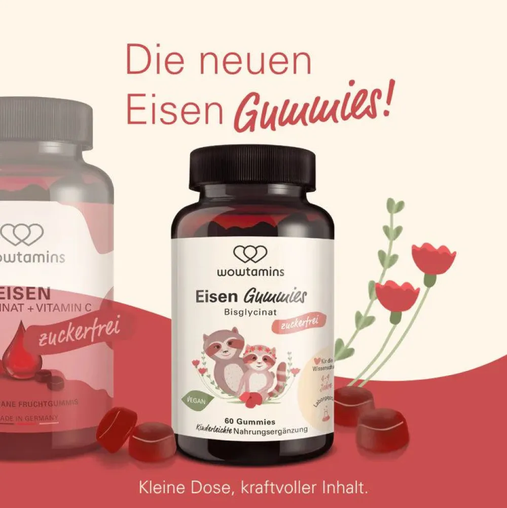 EISEN GUMMIES Bisglycinat|wowtamins Best