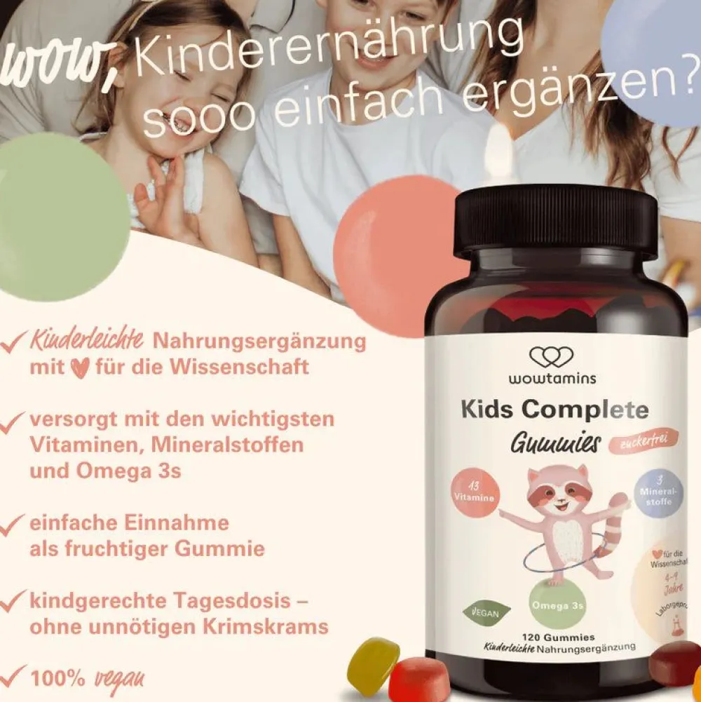 KIDS COMPLETE zuckerfrei|wowtamins Online