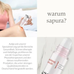 Wärmesalbe | Roll-On Flasche - Wärmegel mit Arnika & Teufelskralle | ®><noscript><img width=