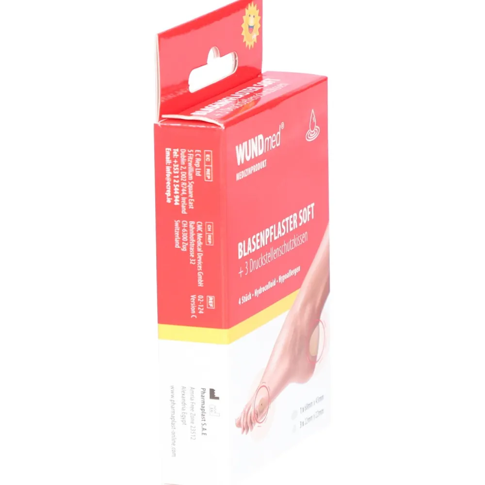 ® BLASENPFLASTER SOFT + 3 Druckstellenschutzkissen|WUNDmed Clearance