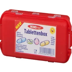® Tablettenbox mit 10-Fächern (Farbe nicht wählbar)|WUNDmed New