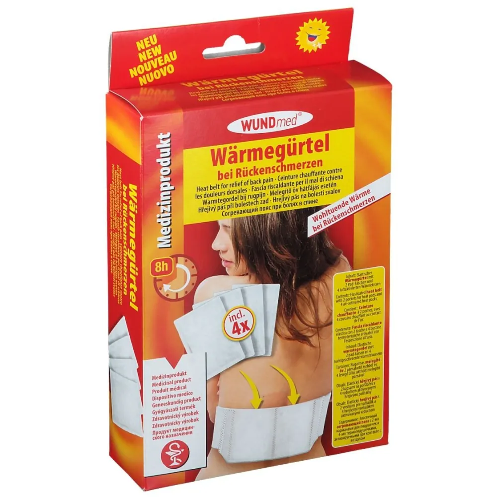 ® Wärmegürtel bei Rückenschmerzen>WUNDmed Hot