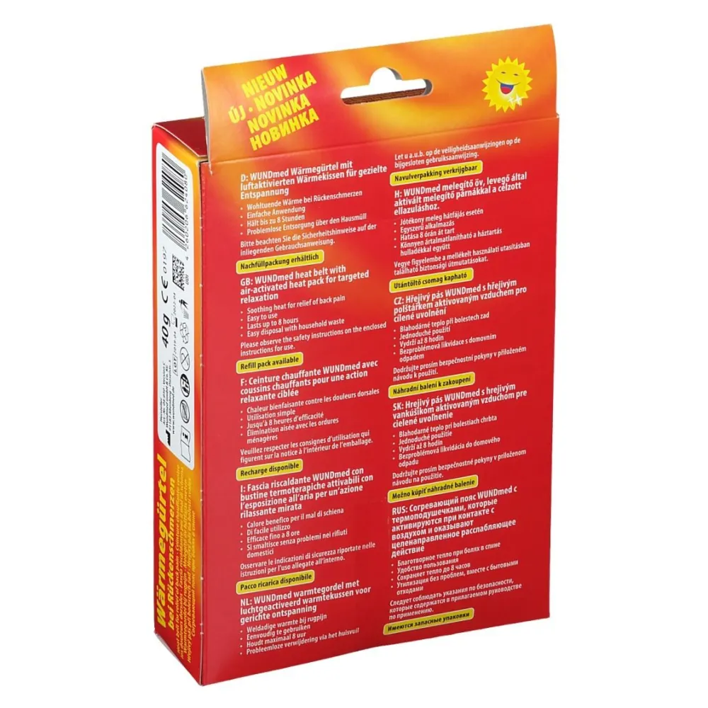 ® Wärmegürtel bei Rückenschmerzen>WUNDmed Hot