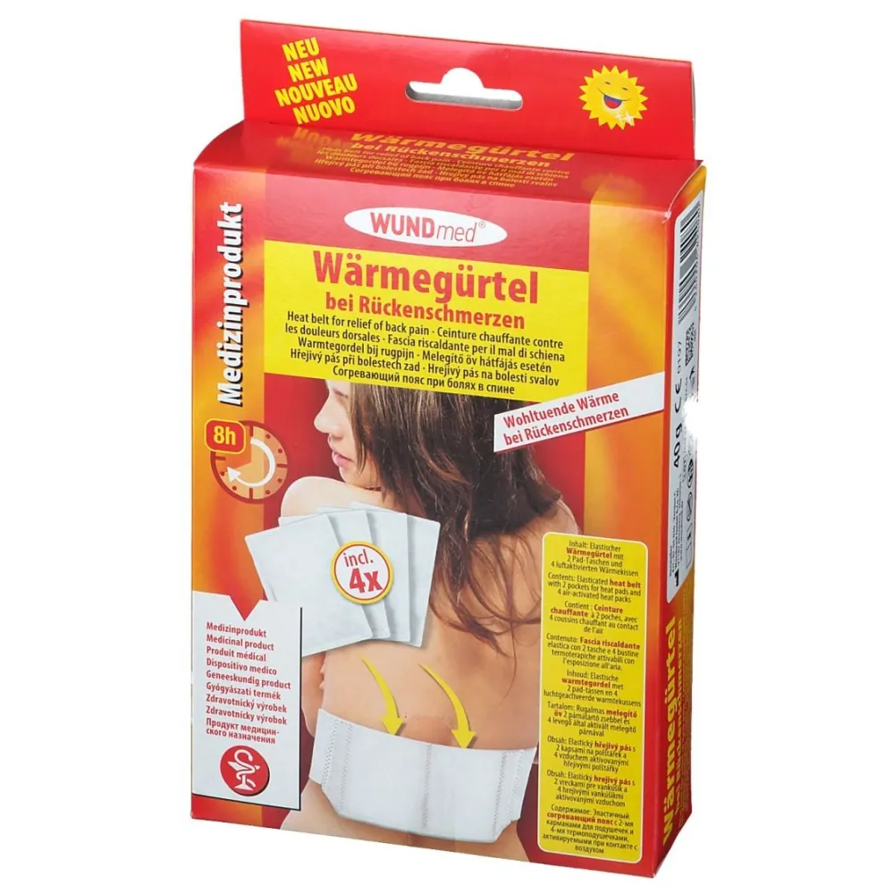 ® Wärmegürtel bei Rückenschmerzen>WUNDmed Hot