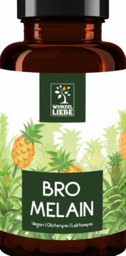 WURZELLIEBE® Bromelain Enzym Komplex 600 mg (3000 F.I.P) 120 Kapseln magensaftresistent> Sale