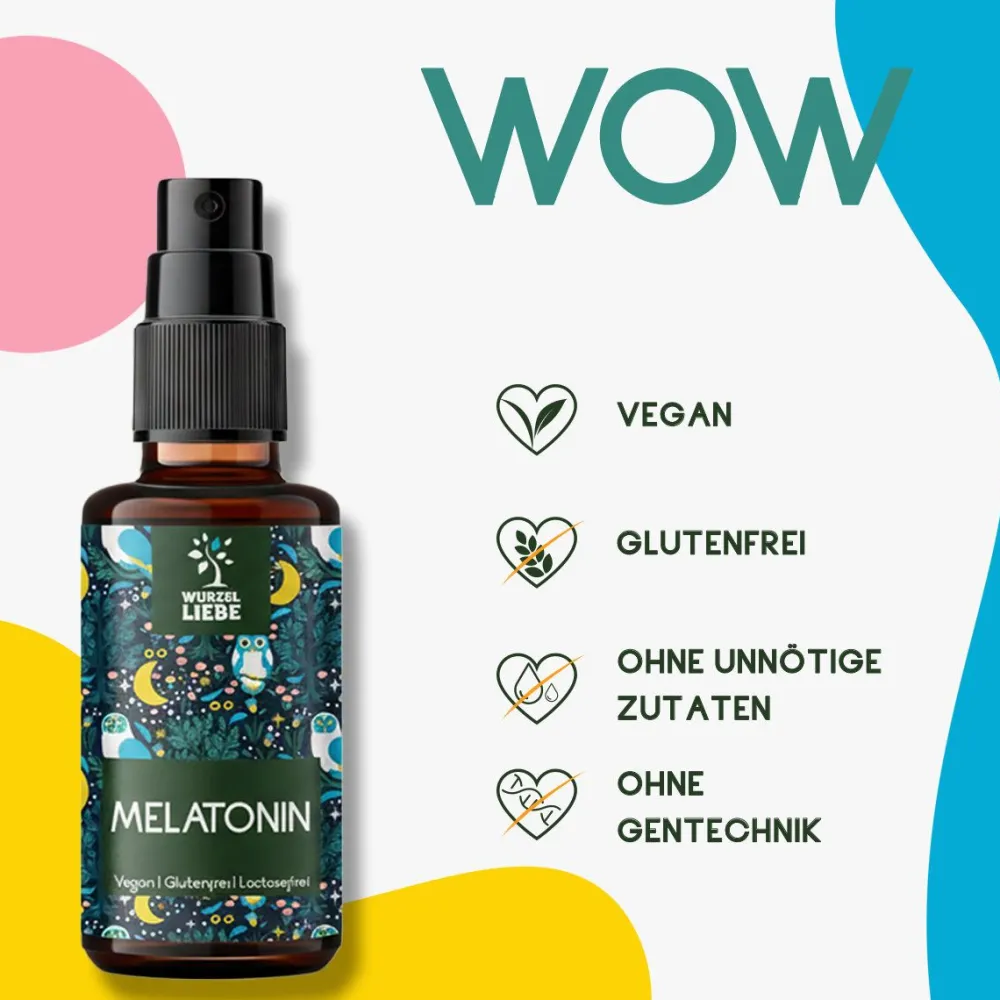 WURZELLIEBE® Melatonin 1 mg Einschlafspray|