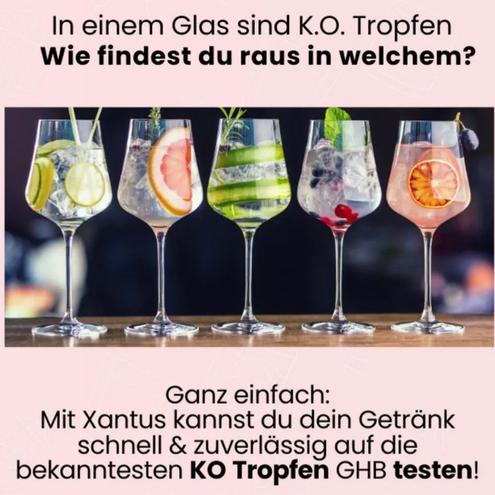 Xantus K.O. Tropfen Schnelltest Schutz Armband| Clearance