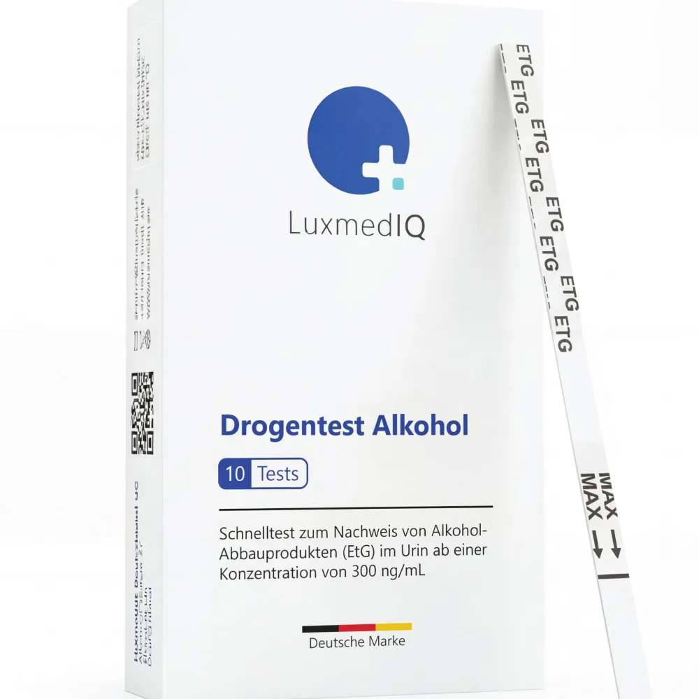 10x Alkoholtest - Ethylglucuronid (ETG) Urin Schnelltest - Cutoff 500 ng/mL|luxmediq Outlet