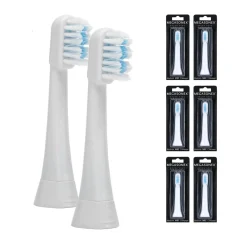 6x MEGASONEX MB2 medium-gezackt Bürstenköpfe| New