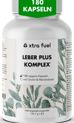 XTRA FUEL Leber Komplex - Leber Kur mit Mariendistel, Artischocke & Löwenzahn> Online