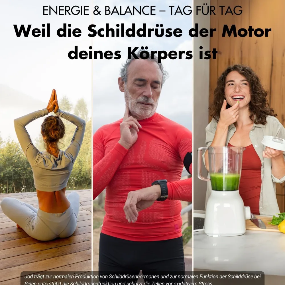 XTRA FUEL Schilddrüsen Balance - Jod (Kelp) Selen Komplex - Schilddrüse Kapseln> Sale