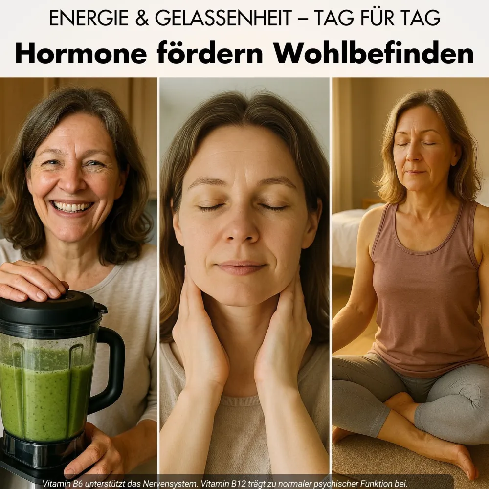 XTRA FUEL Wechseljahre Kapseln - Meno Balance mit Yams, Rotklee, Baldrian und Eisen> Hot
