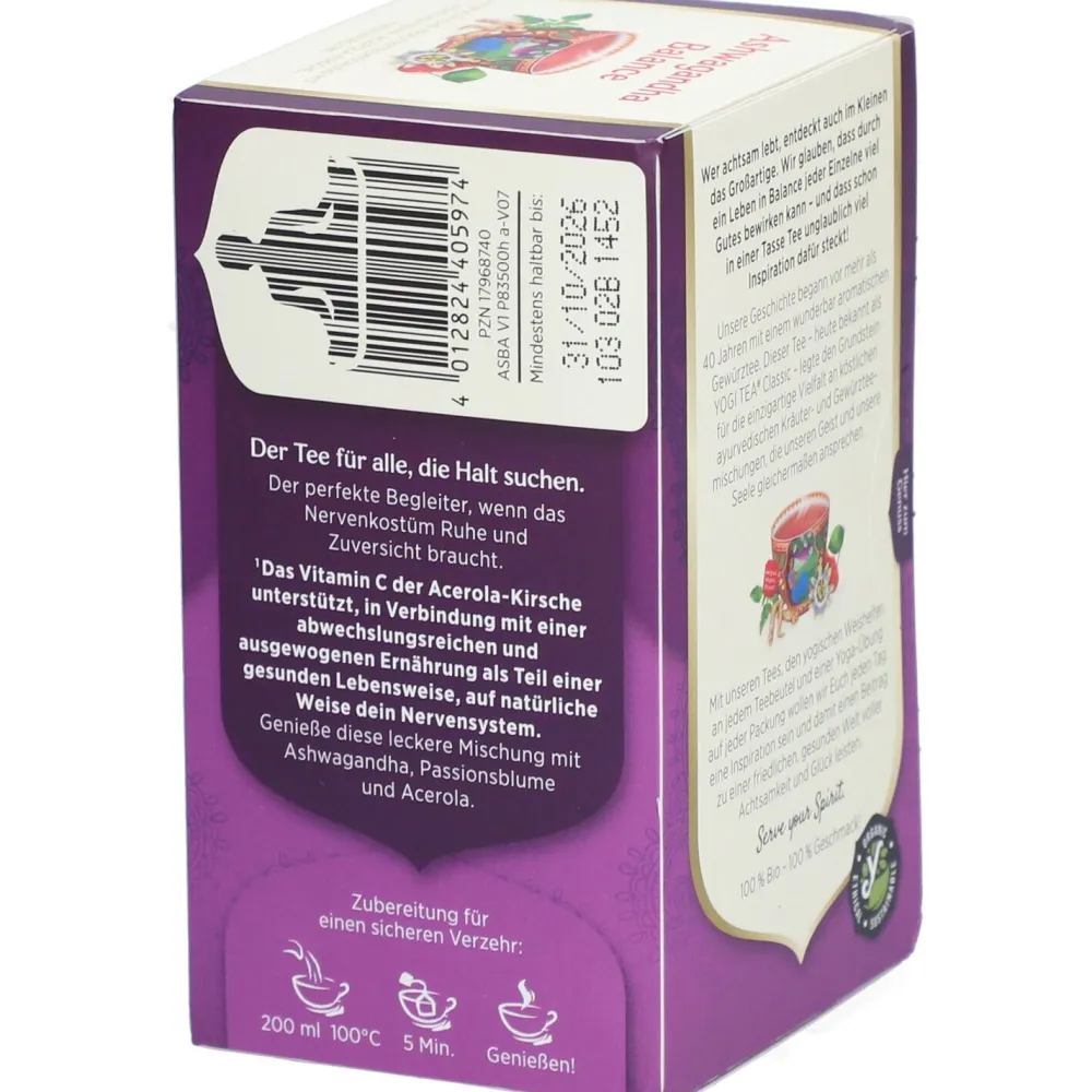 Yogi Tea - Ashwagandha Balance| Sale