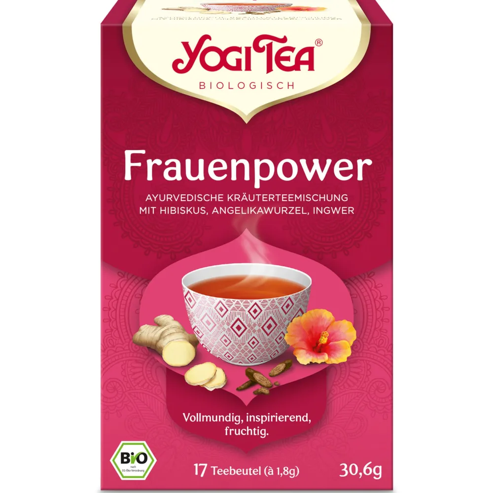 YOGI TEA® Frauenpower, Bio Kräutertee|Taoasis Hot