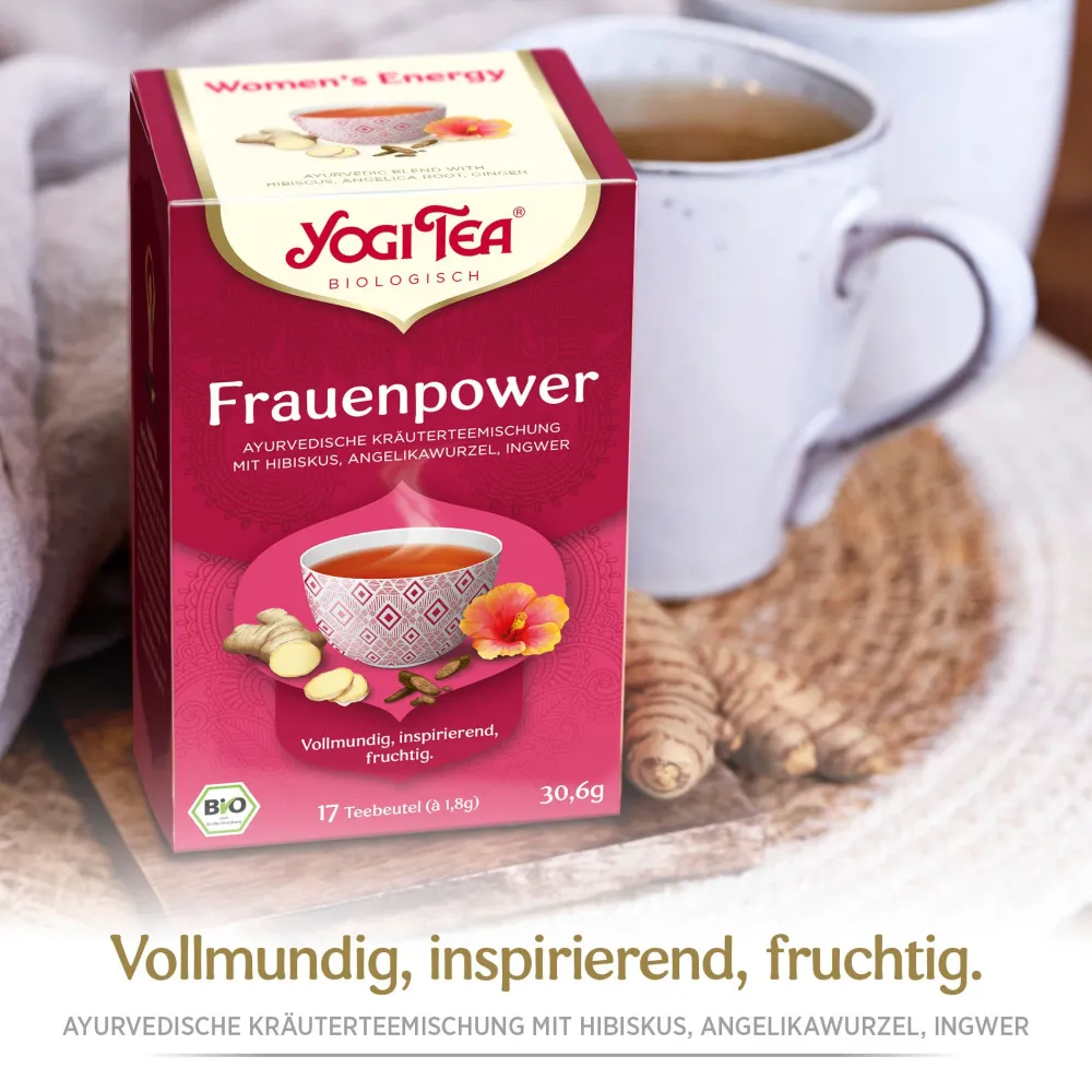 YOGI TEA® Frauenpower, Bio Kräutertee|Taoasis Hot