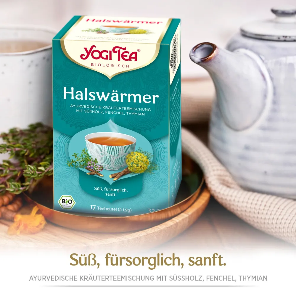 YOGI TEA® Halswärmer, Bio Kräutertee|Taoasis Clearance
