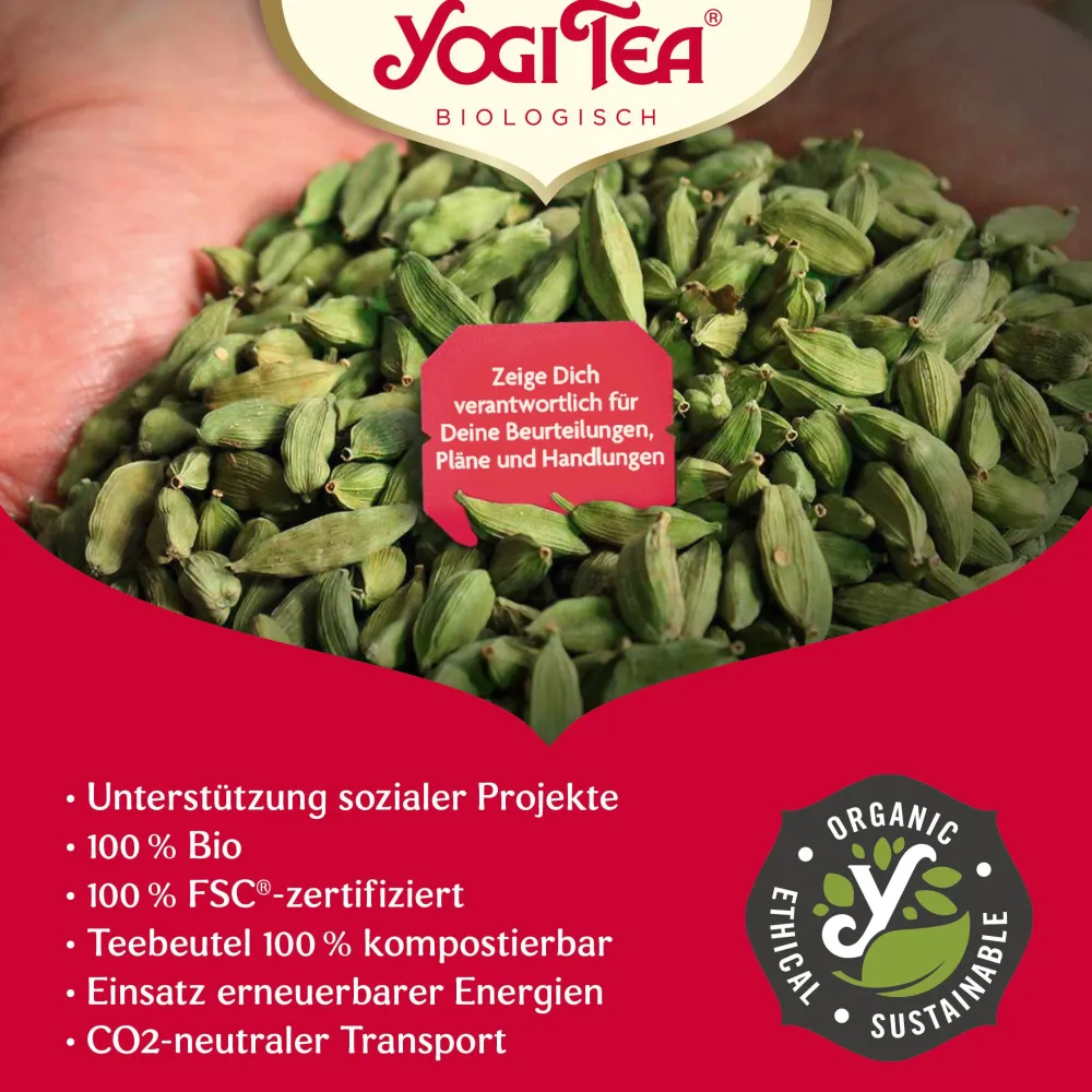 ® Ingwer Orange mit Vanille, Gewürztee|YOGI TEA Online