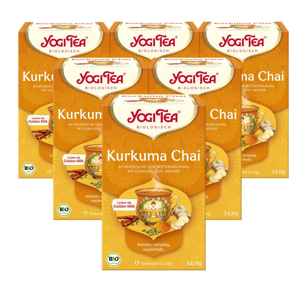 - Kurkuma Chai Bio Gewürztee|YOGI TEA