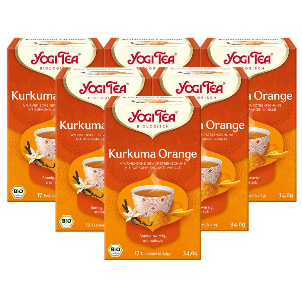 - Kurkuma Orange Bio Gewürztee|YOGI TEA Outlet