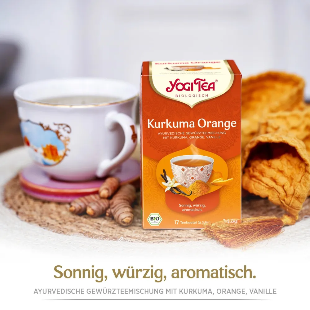 - Kurkuma Orange Bio Gewürztee|YOGI TEA Outlet