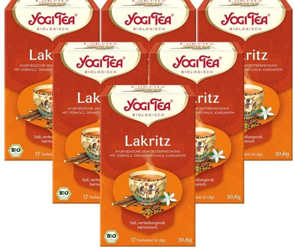 -Lakritz Bio Gewürztee>YOGI TEA