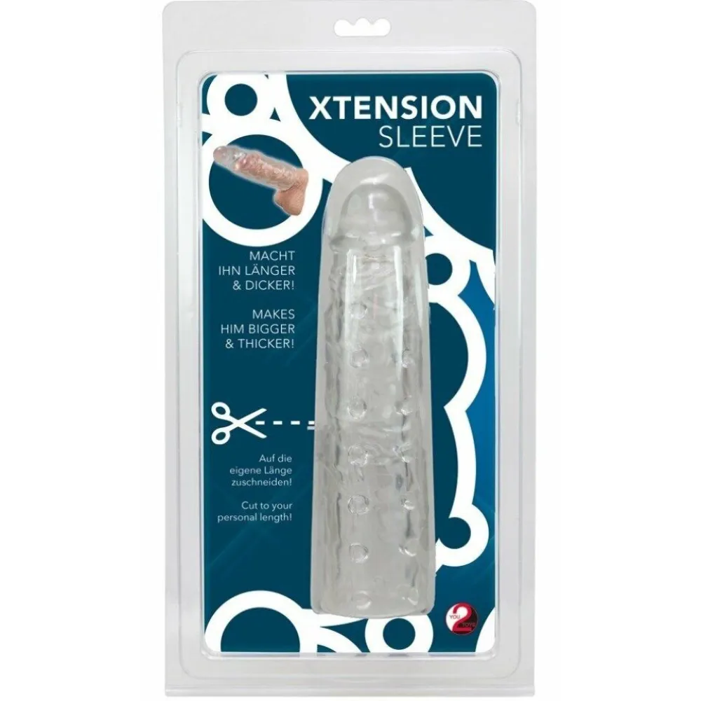 - Transparente, genoppte & geäderte Penishülle|You2Toys Outlet