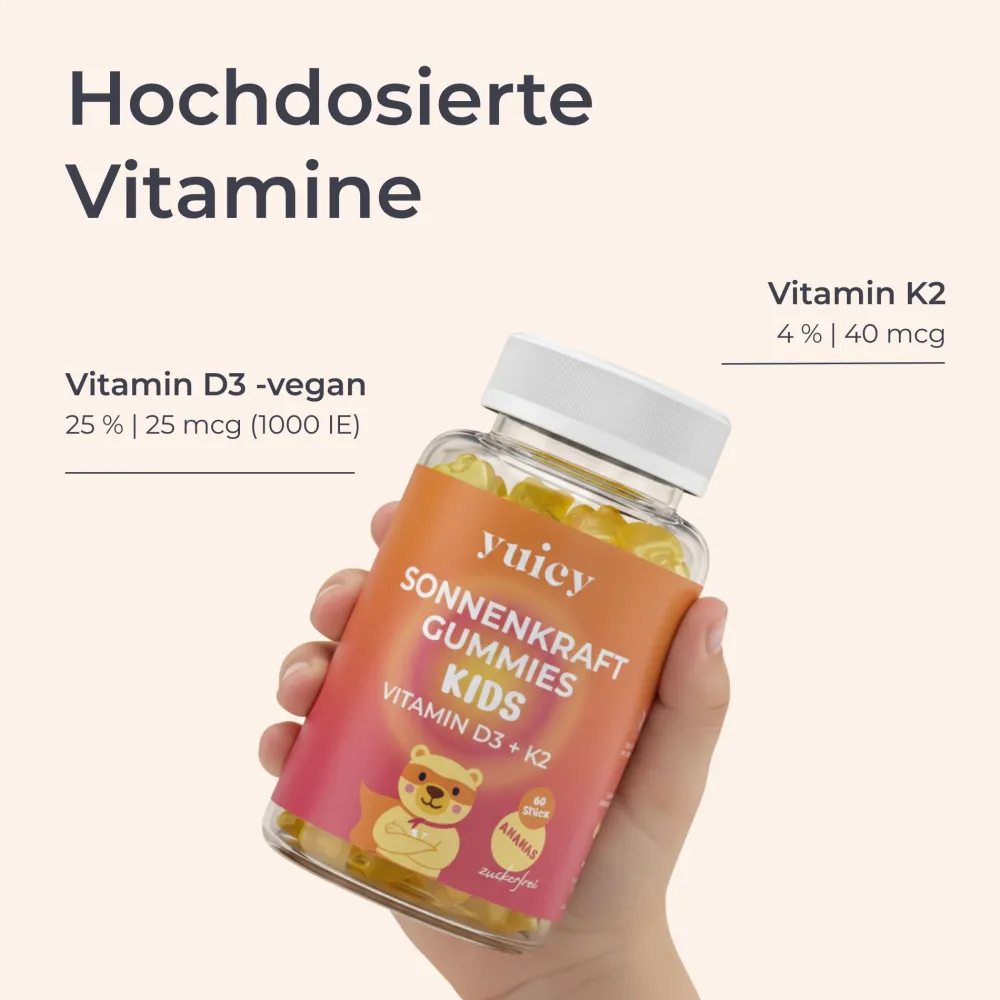 ® Kids Sonnenkraft – Vitamin D3 + K2 Gummibärchen für Kinder>yuicy Sale