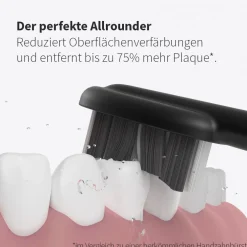 Bürstenkopf Basic Medium weiß (6 Stück) - mittelharte Wechselköpfe|zahnheld Clearance