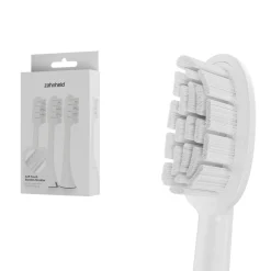 Bürstenkopf Basic Soft weiß (3 Stück) - für sensibles Zahnfleisch & Zähne>zahnheld