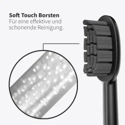 Bürstenkopf Basic Soft weiß (3 Stück) - für sensibles Zahnfleisch & Zähne><noscript><img width=