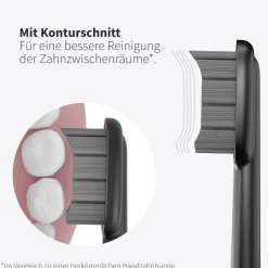 Bürstenkopf Basic Soft weiß (3 Stück) - für sensibles Zahnfleisch & Zähne><noscript><img width=