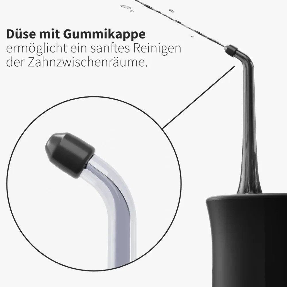 Ersatzdüsen Sensitiv schwarz (9 Stück) - für sensibles Zahnfleisch & Zähne|zahnheld Best