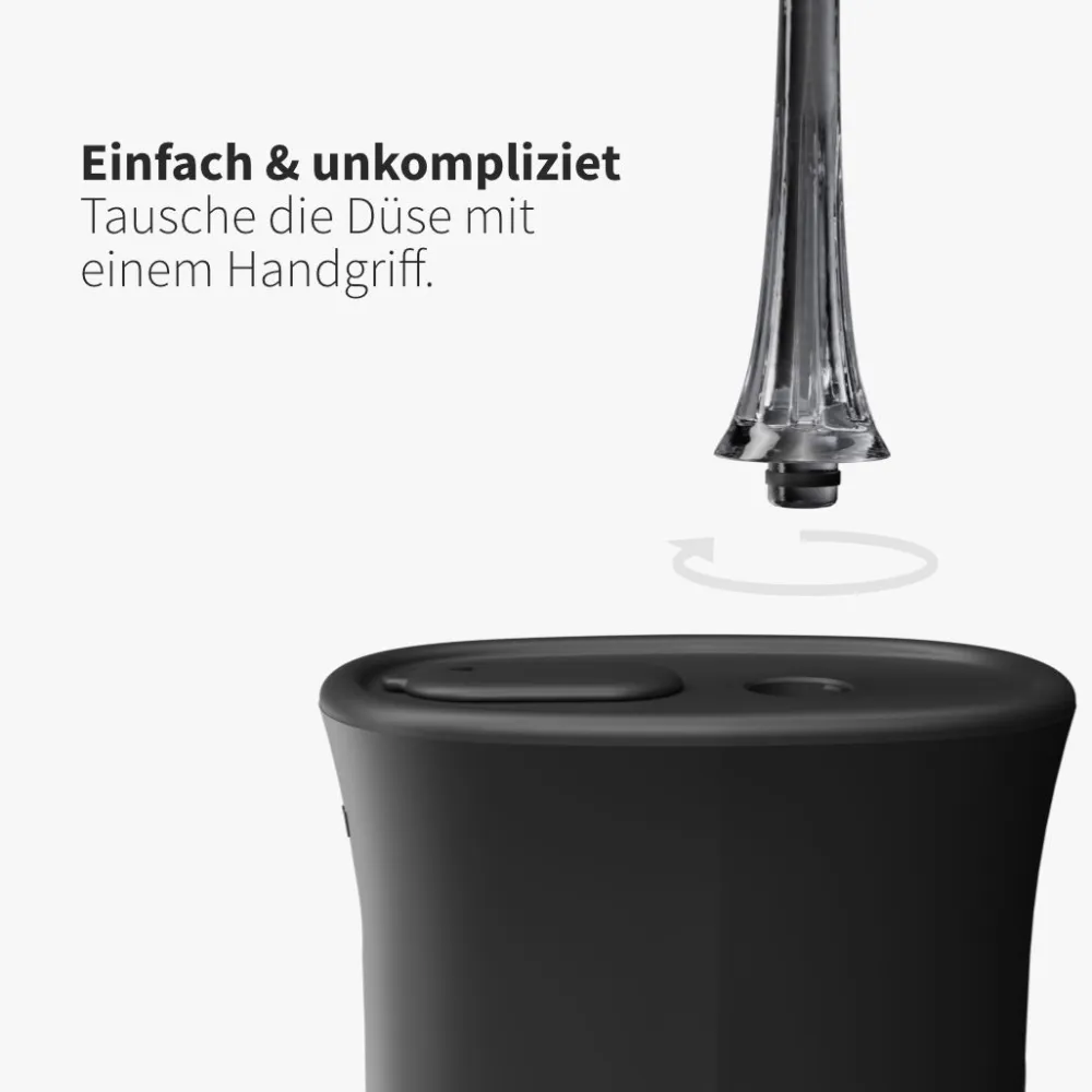 Ersatzdüsen Sensitiv schwarz (9 Stück) - für sensibles Zahnfleisch & Zähne|zahnheld Best