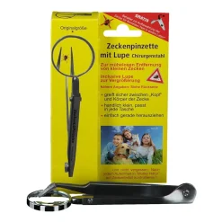 Zeckenpinzette mit Lupe><noscript><img width=