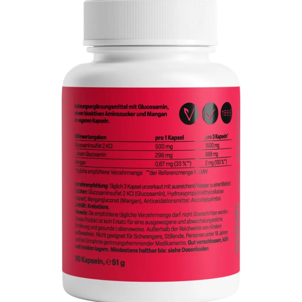 ® Glucosamin Kapseln 500 mg|ZeinPharma Hot