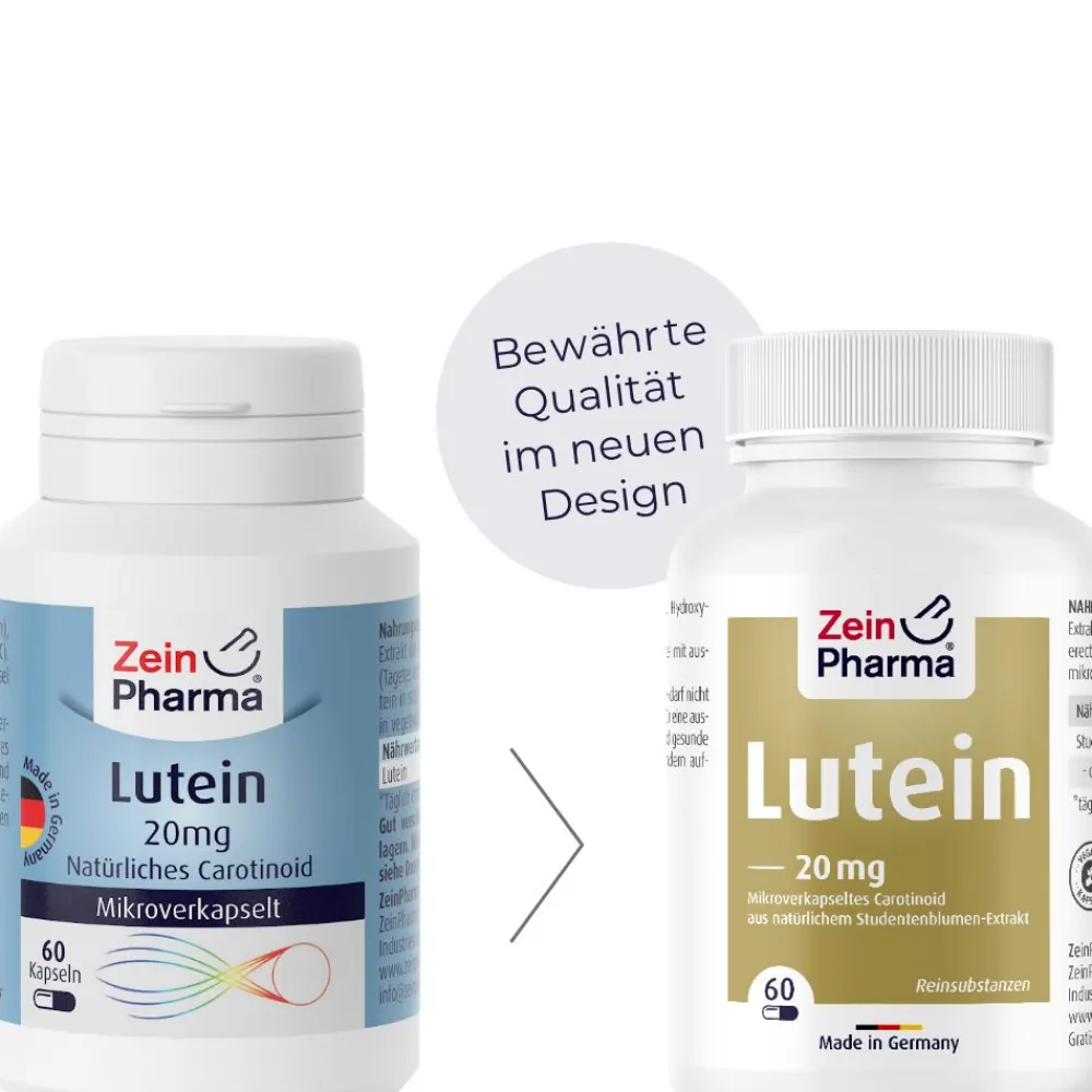 ® Lutein Kapseln 20 mg ZeinPhama|ZeinPharma New