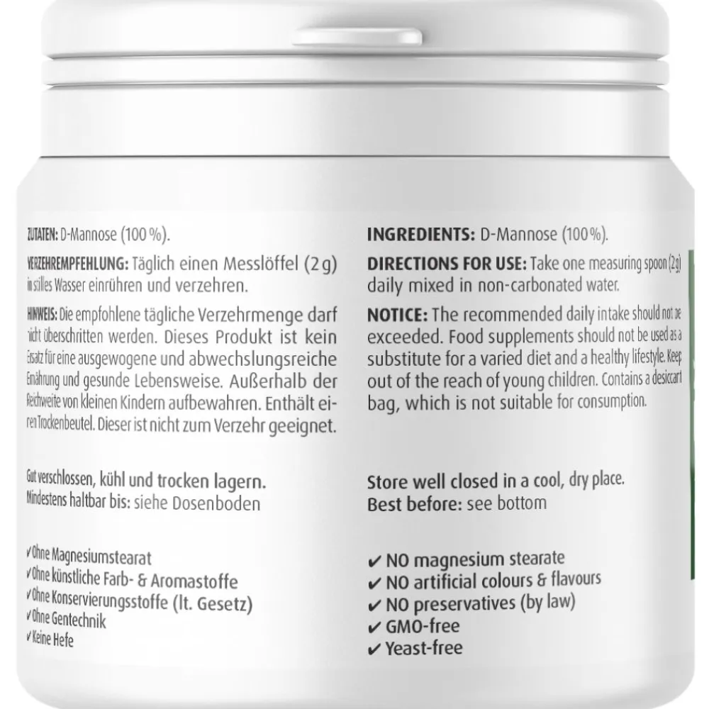 ® Natural D Mannose Pulver|ZeinPharma Discount
